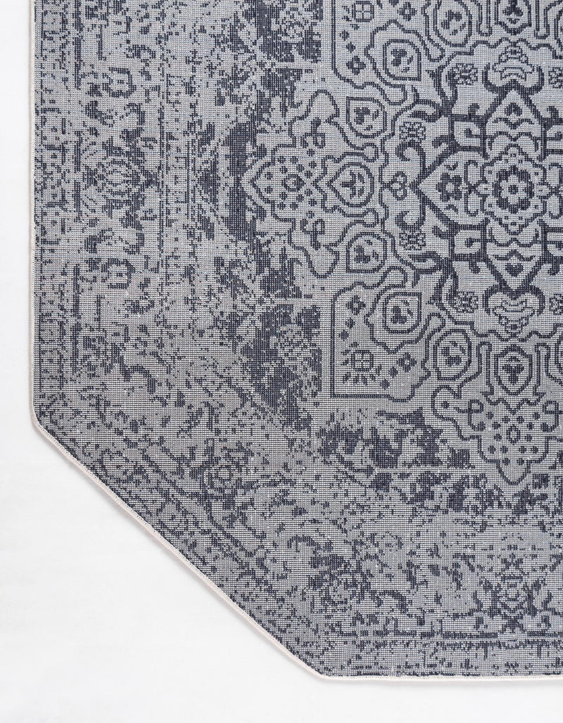 Georgetown Rugs Collection Area Rug - Dupont (Blue) Octagon Blue  lifestyle 68