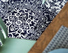 Georgetown Rugs Collection Area Rug - Dupont (Navy Blue) Octagon Navy Blue  lifestyle 58