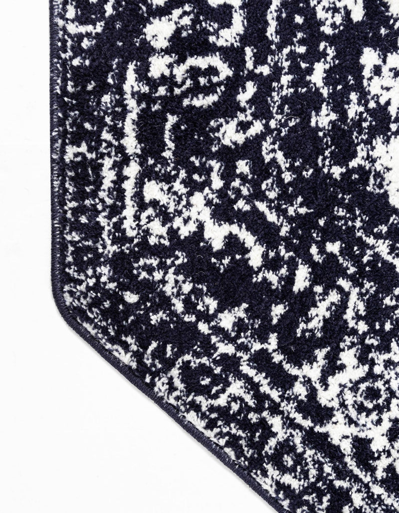 Georgetown Rugs Collection Area Rug - Dupont (Navy Blue) Octagon Navy Blue  lifestyle 62