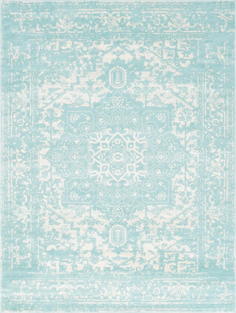 Georgetown Rugs Collection Area Rug - Dupont (Aqua) Rectangle Aqua Main