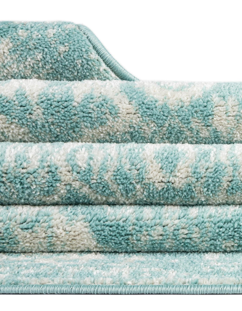 Georgetown Rugs Collection Area Rug - Dupont (Aqua) Rectangle Aqua  lifestyle 13