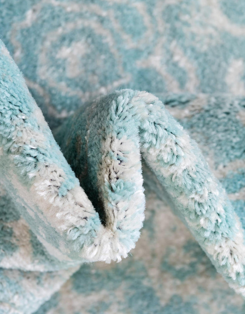 Georgetown Rugs Collection Area Rug - Dupont (Aqua) Oval Aqua  lifestyle 56
