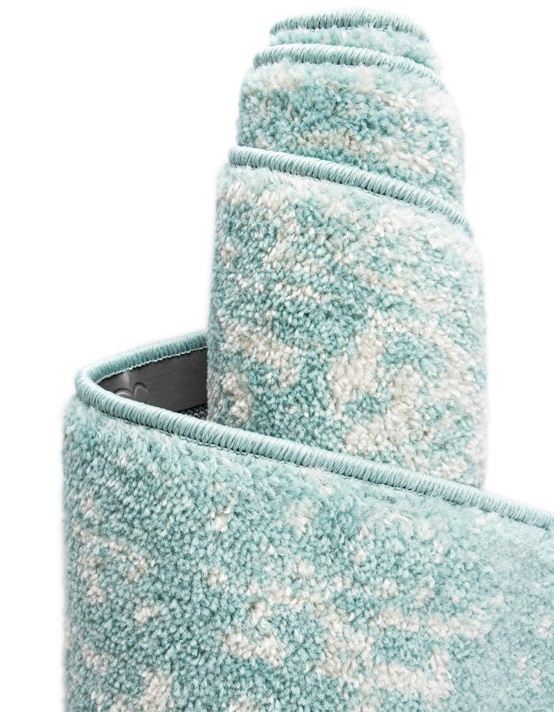 Georgetown Rugs Collection Area Rug - Dupont (Aqua) Octagon Aqua  lifestyle 47