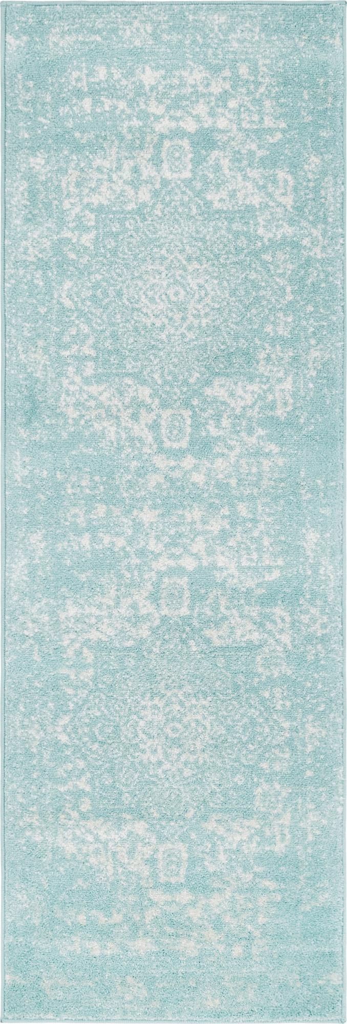 Georgetown Rugs Collection Area Rug - Dupont (Aqua) Runner Aqua  lifestyle 15