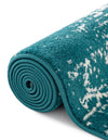 Georgetown Rugs Collection Area Rug - Dupont (Turquoise) Octagon Turquoise  lifestyle 60