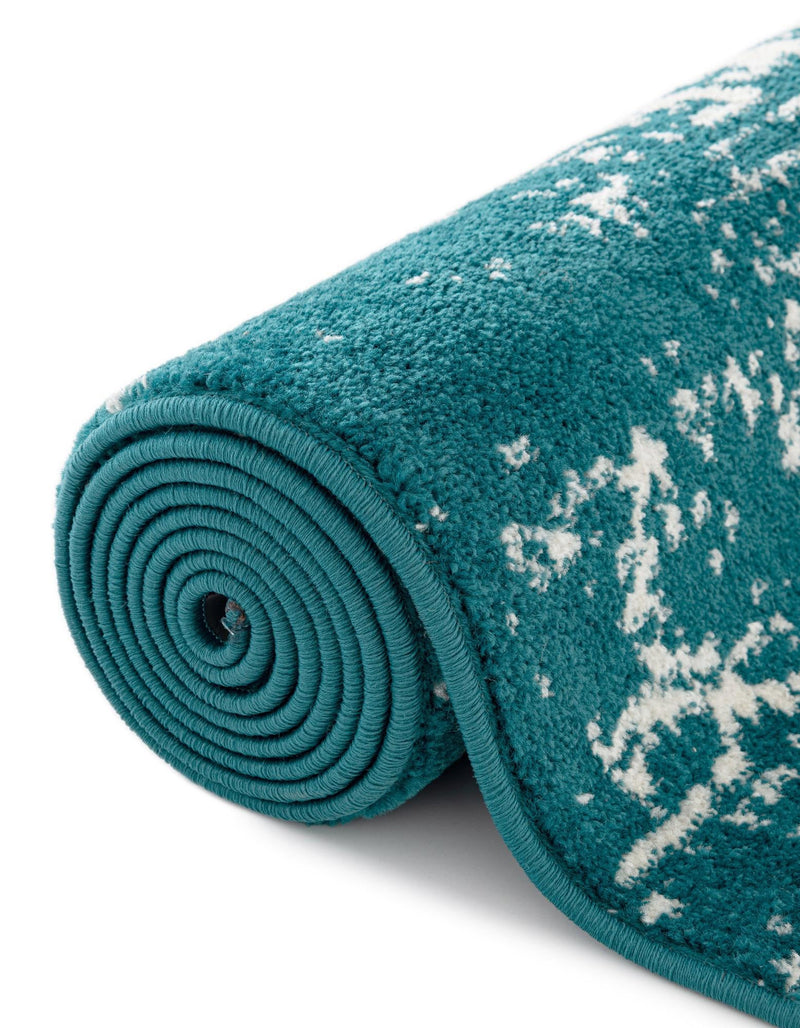 Georgetown Rugs Collection Area Rug - Dupont (Turquoise) Octagon Turquoise  lifestyle 60