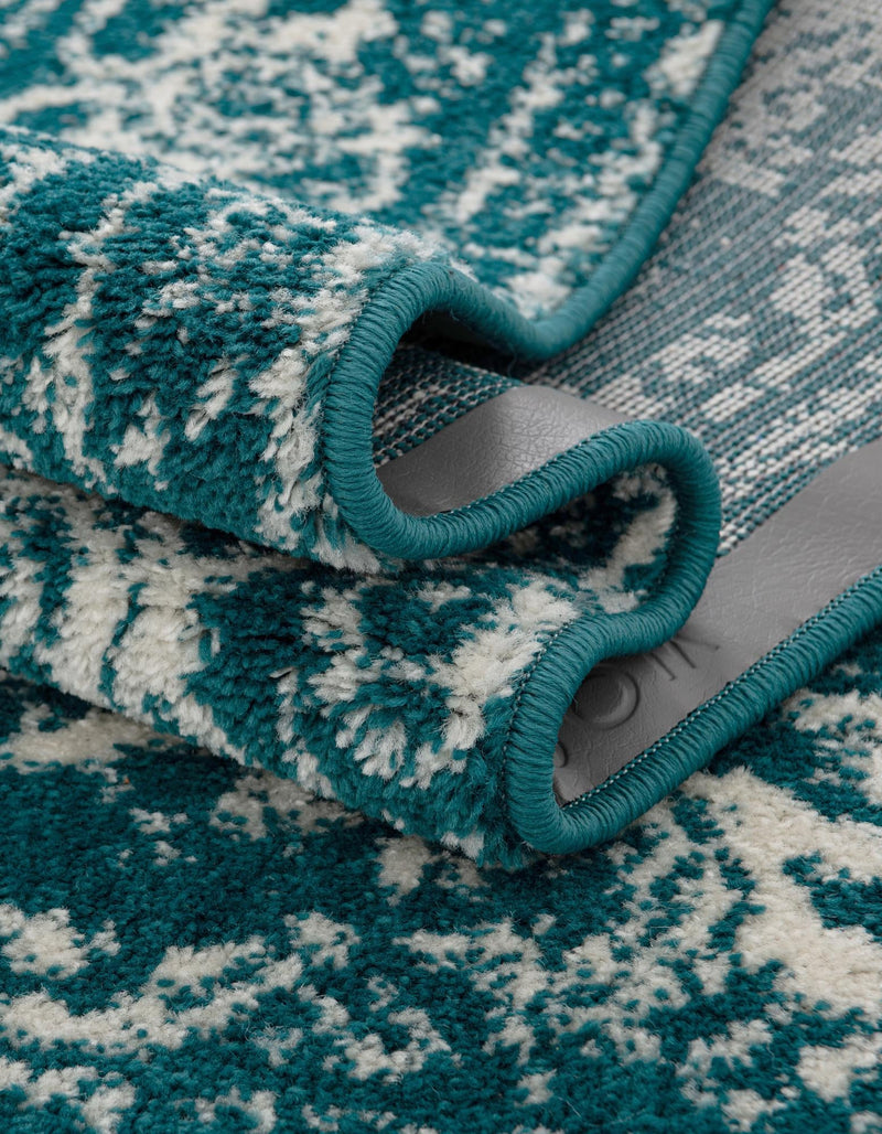 Georgetown Rugs Collection Area Rug - Dupont (Turquoise) Octagon Turquoise  lifestyle 61
