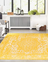 Georgetown Rugs Collection Area Rug - Dupont (Yellow) Rectangle Yellow  lifestyle 12