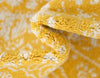 Georgetown Rugs Collection Area Rug - Dupont (Yellow) Round Yellow  lifestyle 57