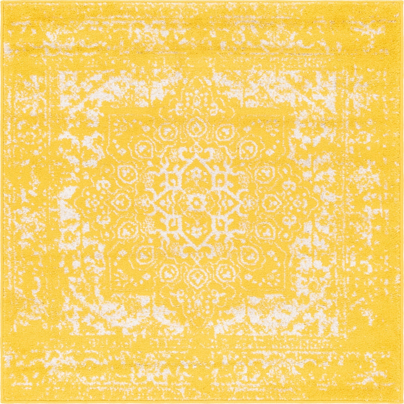 Georgetown Rugs Collection Area Rug - Dupont (Yellow) Square Yellow  lifestyle 12