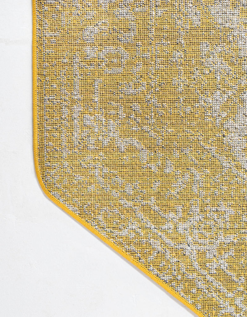 Georgetown Rugs Collection Area Rug - Dupont (Yellow) Octagon Yellow  lifestyle 60