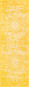 Georgetown Rugs Collection Area Rug - Dupont (Yellow) Runner Yellow  lifestyle 15