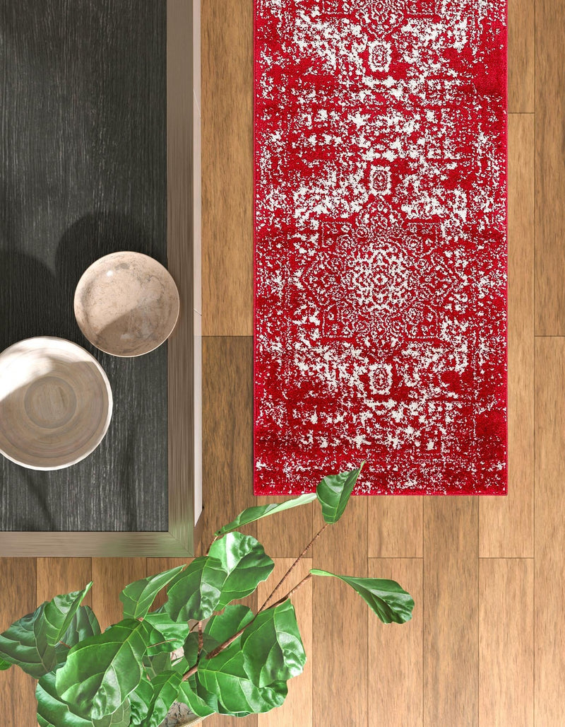 Georgetown Rugs Collection Area Rug - Dupont (Red) Runner Red  lifestyle 59
