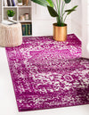 Georgetown Rugs Collection Area Rug - Dupont (Purple) Rectangle Purple  lifestyle 2