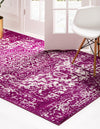 Georgetown Rugs Collection Area Rug - Dupont (Purple) Rectangle Purple  lifestyle 3