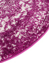 Georgetown Rugs Collection Area Rug - Dupont (Purple) Round Purple  lifestyle 45