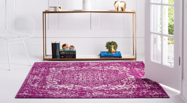 Georgetown Rugs Collection Area Rug - Dupont (Purple) Square Purple  lifestyle 31