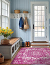 Georgetown Rugs Collection Area Rug - Dupont (Purple) Square Purple  lifestyle 56
