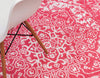 Georgetown Rugs Collection Area Rug - Dupont (Pink) Oval Pink  lifestyle 57