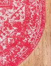 Georgetown Rugs Collection Area Rug - Dupont (Pink) Oval Pink  lifestyle 60