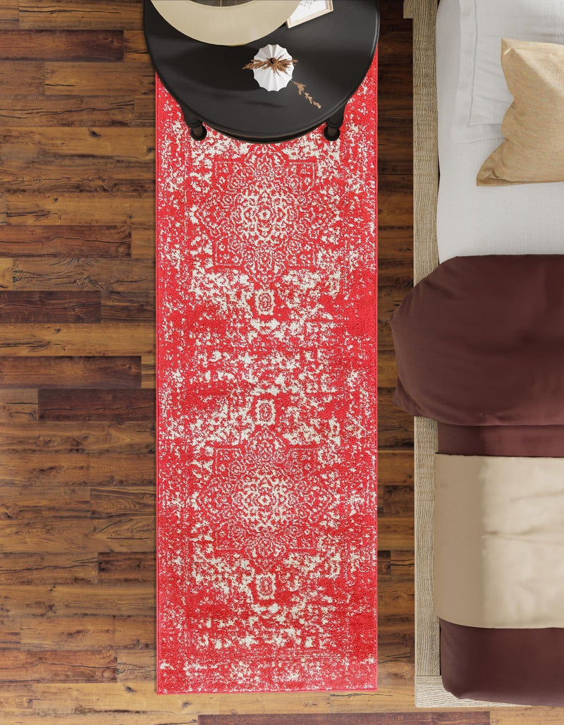 Georgetown Rugs Collection Area Rug - Dupont (Pink) Runner Pink  lifestyle 64