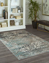 Georgetown Rugs Collection Area Rug - Dupont (Gray) Rectangle Gray  lifestyle 2