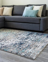 Georgetown Rugs Collection Area Rug - Dupont (Gray) Rectangle Gray  lifestyle 5
