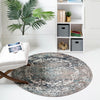 Georgetown Rugs Collection Area Rug - Dupont (Gray) Round Gray  lifestyle 21