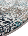 Georgetown Rugs Collection Area Rug - Dupont (Gray) Round Gray  lifestyle 51