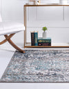 Georgetown Rugs Collection Area Rug - Dupont (Gray) Square Gray  lifestyle 37