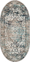 Georgetown Rugs Collection Area Rug - Dupont (Gray) Oval Gray  lifestyle 18