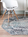 Georgetown Rugs Collection Area Rug - Dupont (Gray) Octagon Gray  lifestyle 39