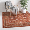 Copenhagen Dahlia Collection Area Rug -  Nørrebro Square Brick Red  lifestyle 61
