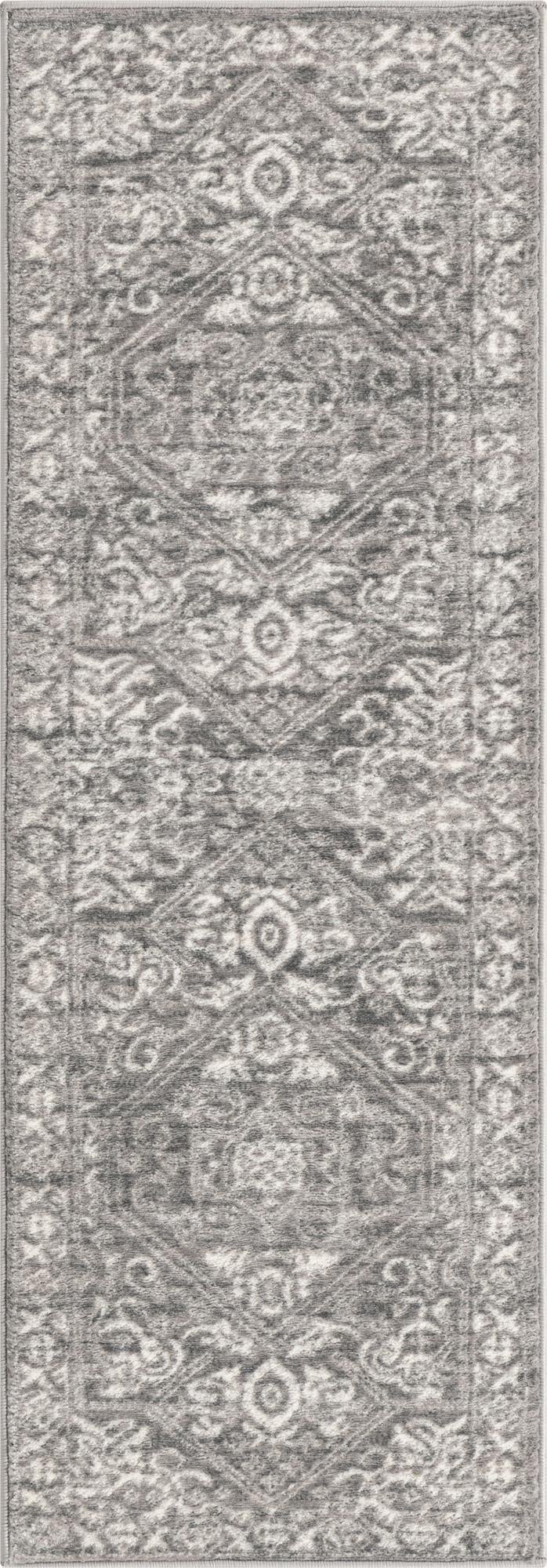 Charleston Elegance Collection Area Rug - Harborview Runner Gray  lifestyle 47