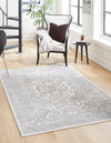 Charleston Elegance Collection Area Rug - Harborview Rectangle White  lifestyle 6