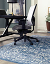 Charleston Elegance Collection Area Rug - Harborview Rectangle Blue  lifestyle 7