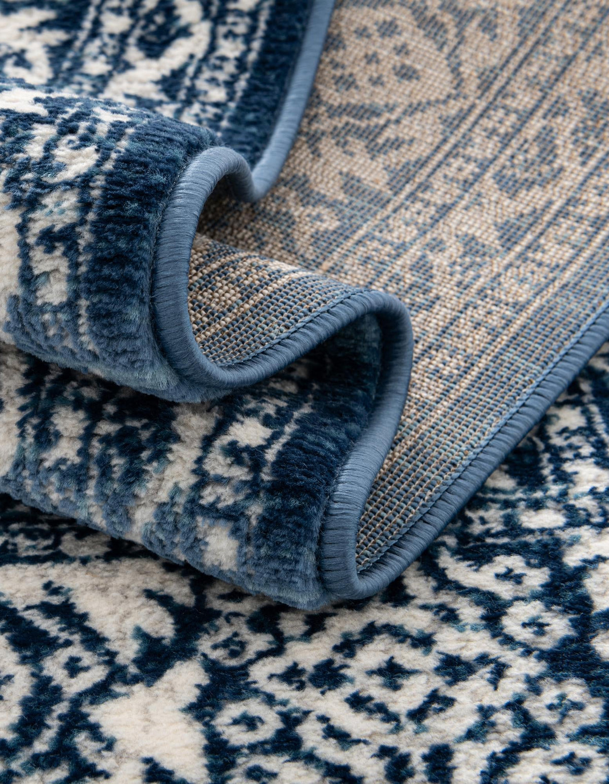 Charleston Elegance Collection Area Rug - Harborview Rectangle Blue  lifestyle 33