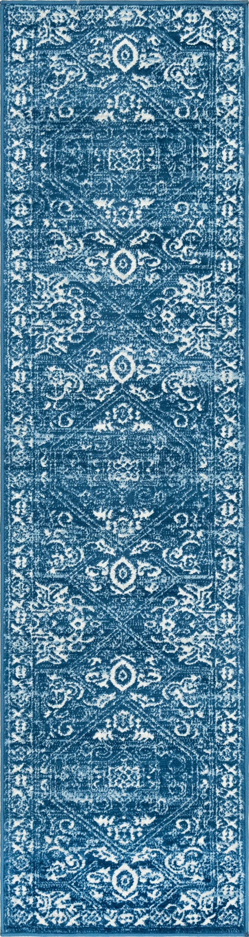 Charleston Elegance Collection Area Rug - Harborview Runner Blue  lifestyle 45