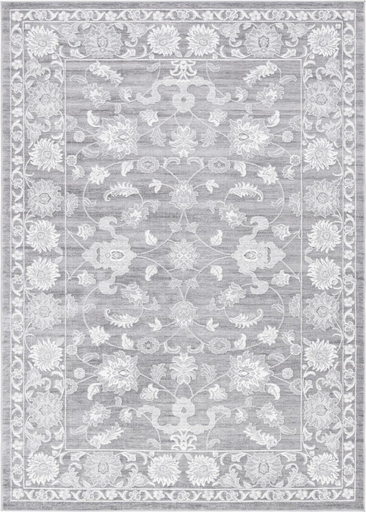 Charleston Elegance Collection Area Rug -  Seaport Rectangle Gray  lifestyle 4