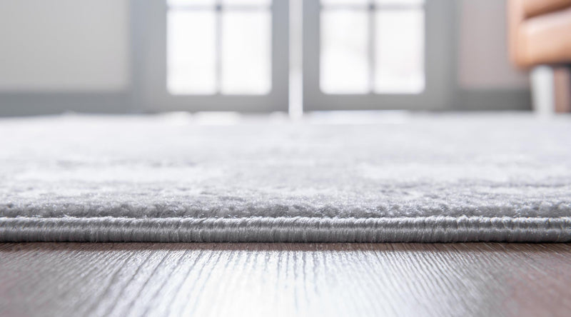 Charleston Elegance Collection Area Rug -  Seaport (Gray) Rectangle Gray  lifestyle 15