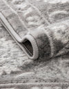 Charleston Elegance Collection Area Rug -  Seaport (Gray) Rectangle Gray  lifestyle 16