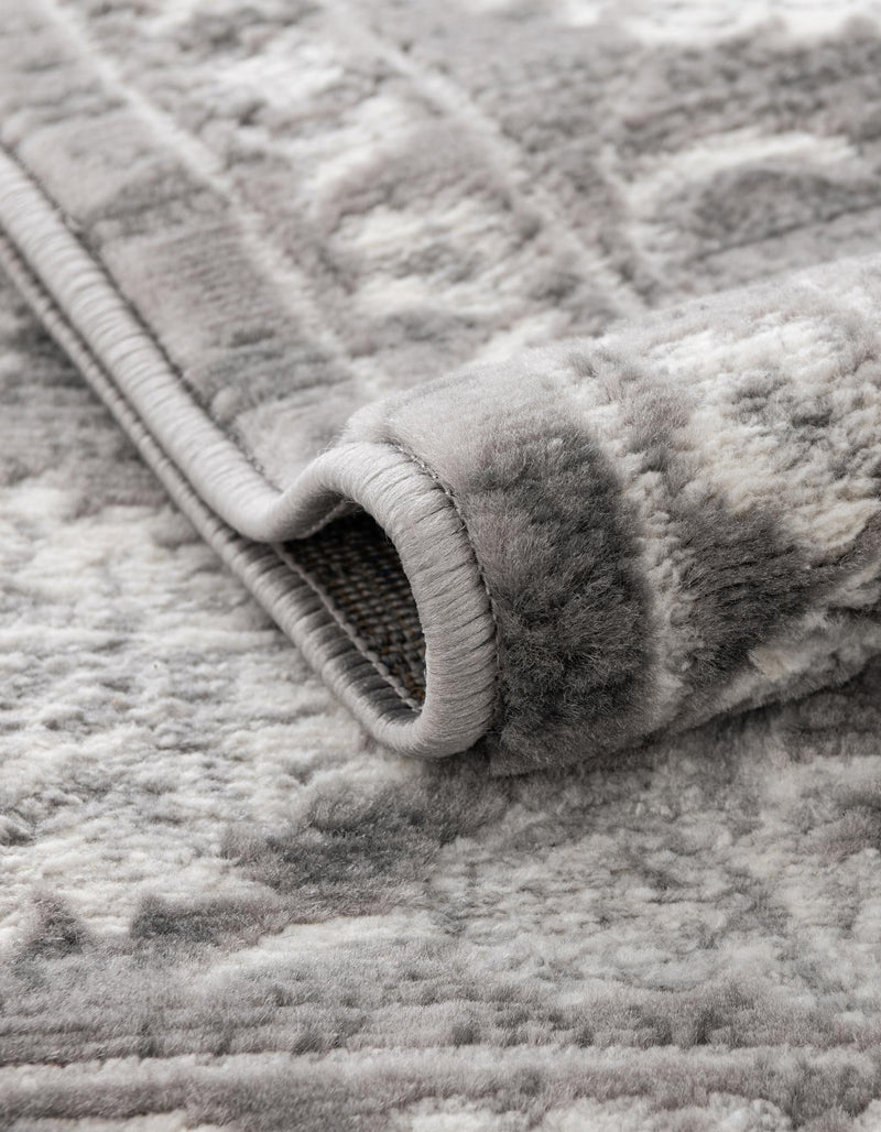 Charleston Elegance Collection Area Rug -  Seaport (Gray) Rectangle Gray  lifestyle 16
