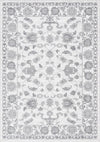 Charleston Elegance Collection Area Rug -  Seaport (white Gray) Rectangle white Gray Main