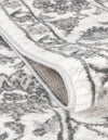 Charleston Elegance Collection Area Rug -  Seaport (white Gray) Rectangle white Gray  lifestyle 6