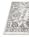 Charleston Elegance Collection Area Rug -  Seaport (white Gray) Rectangle white Gray  lifestyle 7
