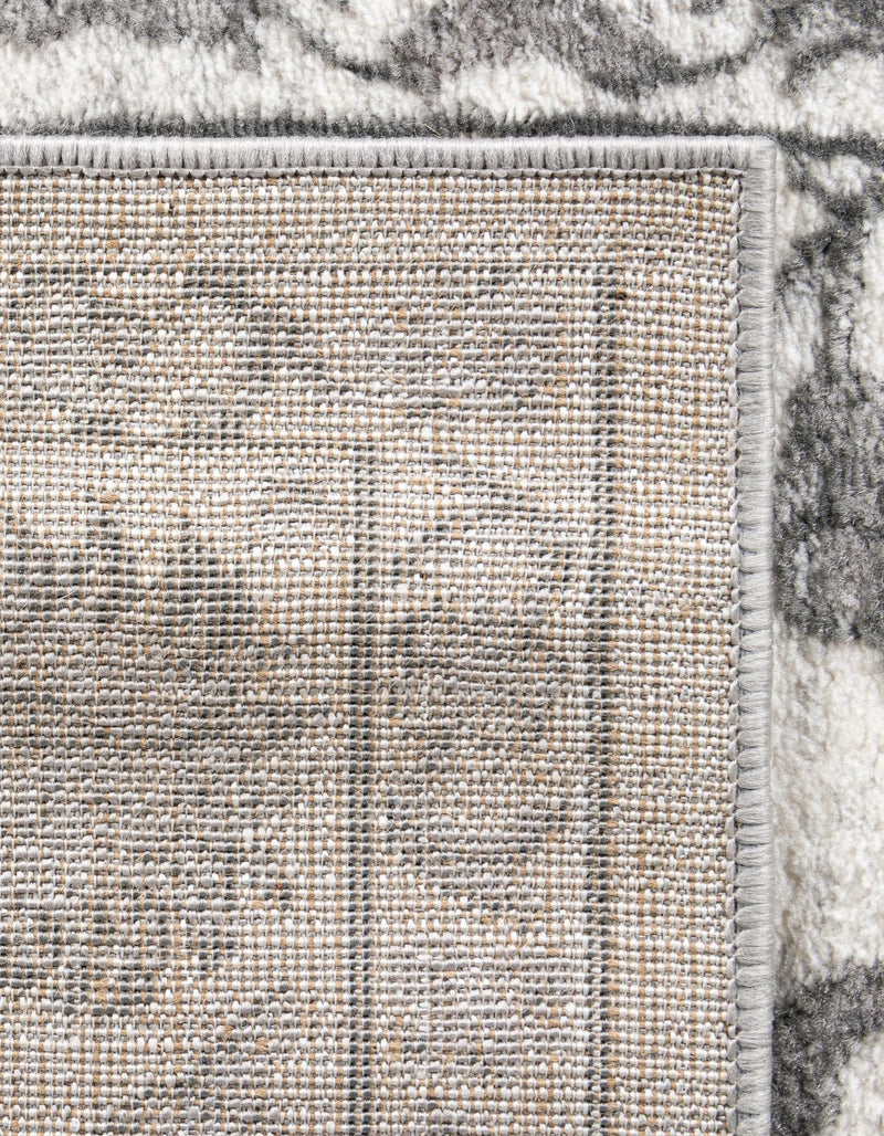 Charleston Elegance Collection Area Rug -  Seaport (white Gray) Rectangle white Gray  lifestyle 9