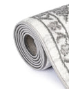 Charleston Elegance Collection Area Rug -  Seaport (white Gray) Rectangle white Gray  lifestyle 12