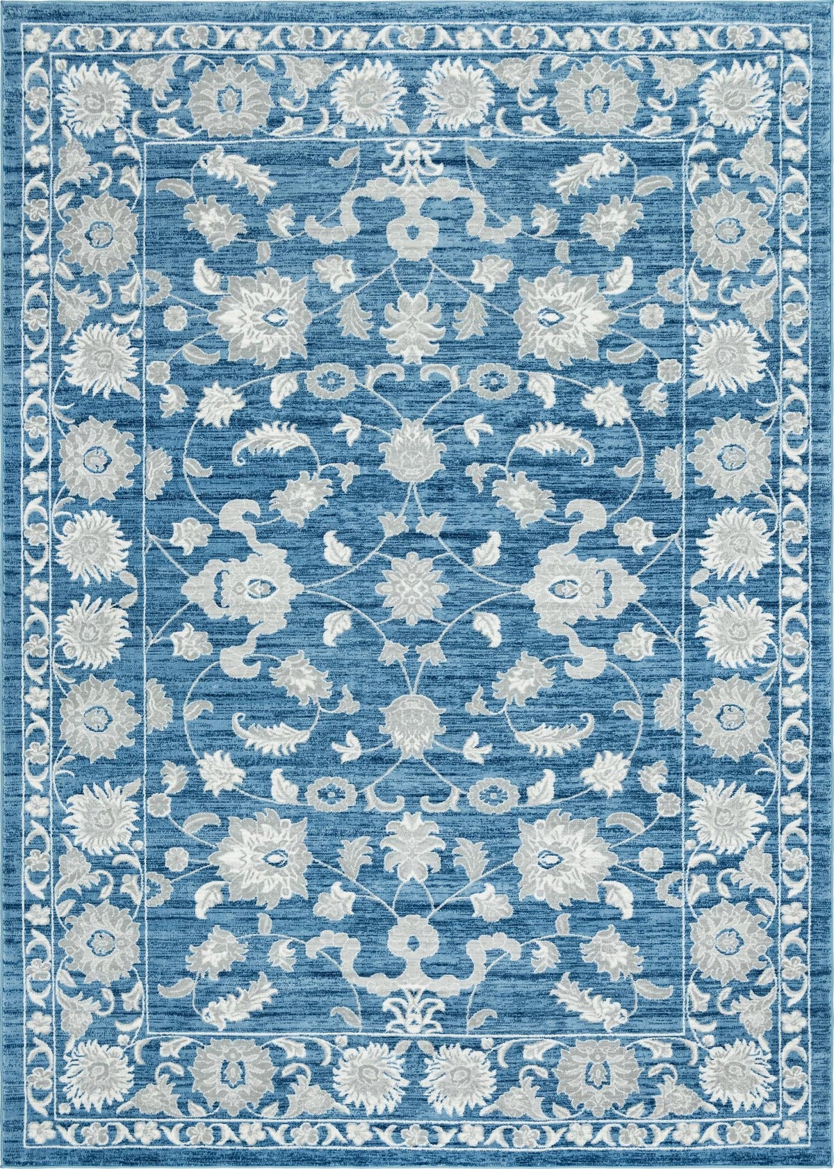Charleston Elegance Collection Area Rug -  Seaport Rectangle Blue  lifestyle 3