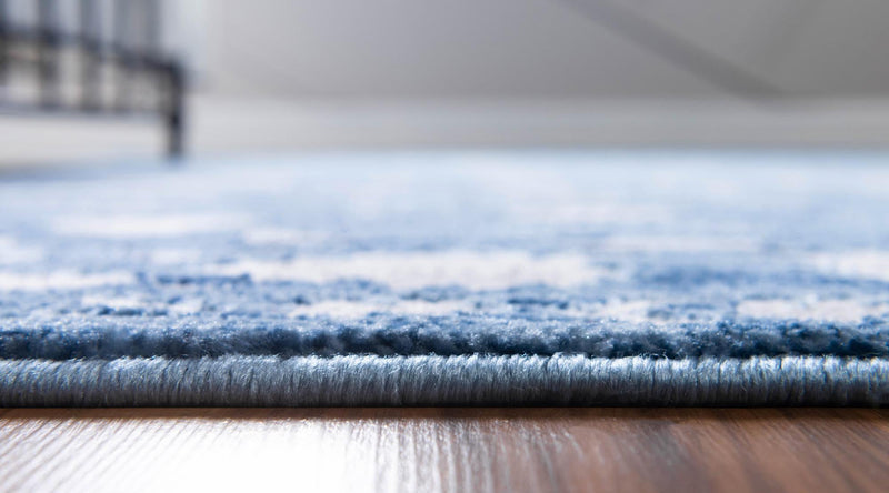 Charleston Elegance Collection Area Rug -  Seaport (Blue) Rectangle Blue  lifestyle 15