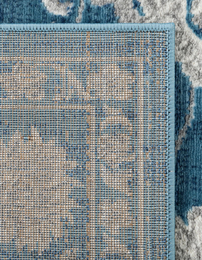 Charleston Elegance Collection Area Rug -  Seaport (Blue) Rectangle Blue  lifestyle 19